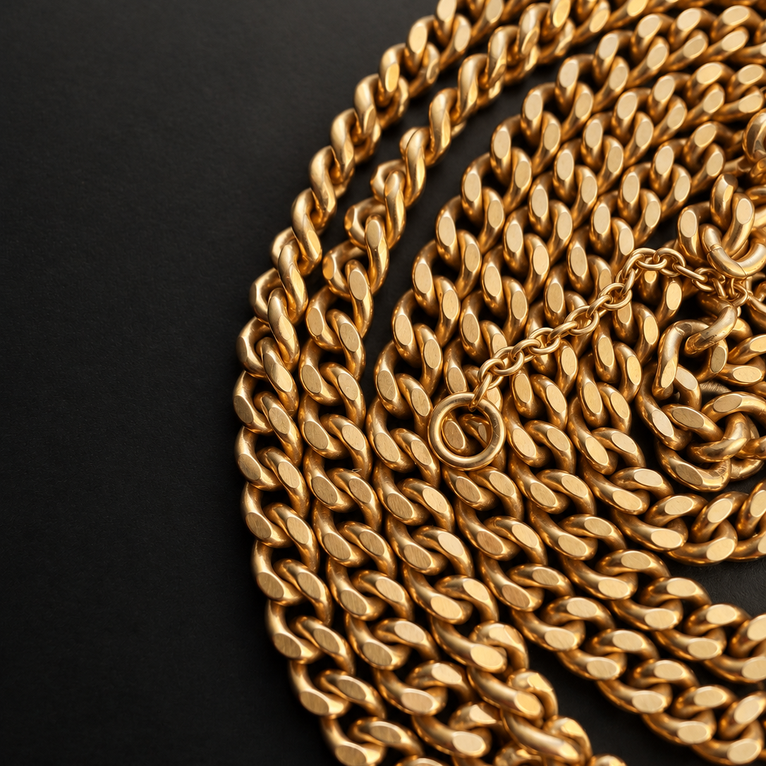 Antique French 14.6g 18K Gold yellow gold chain