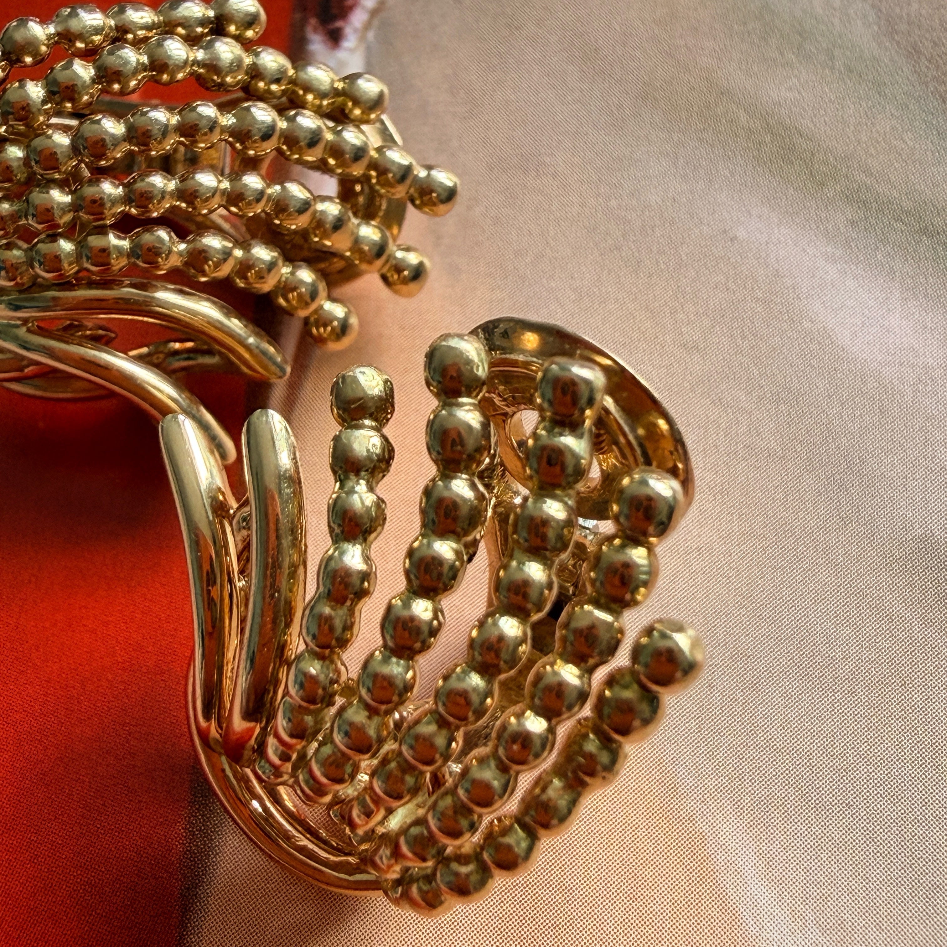 Boucheron vintage 18K yellow gold earrings