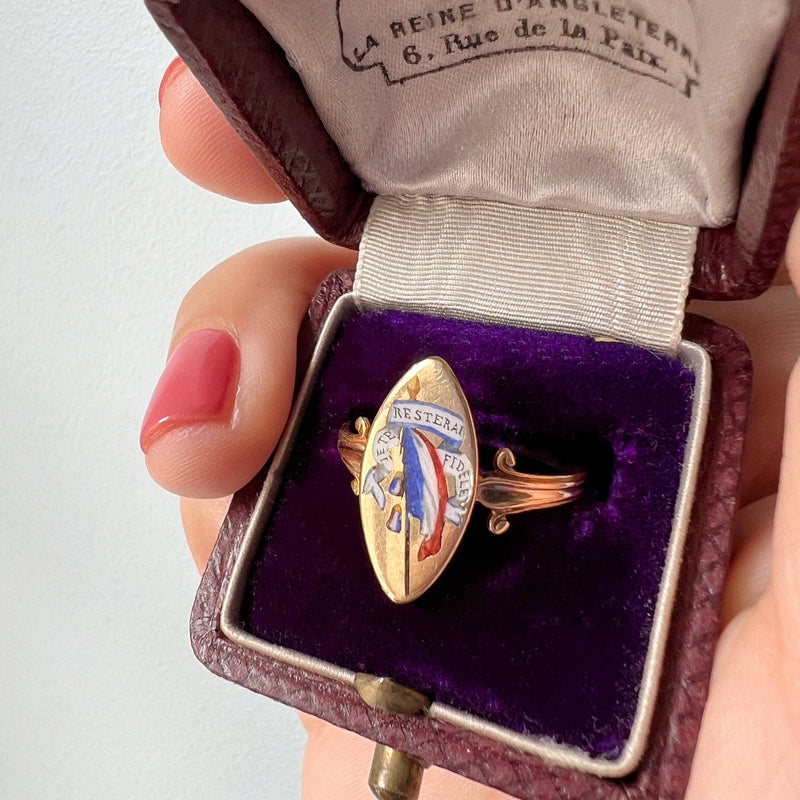 Victorian era 18K gold ring