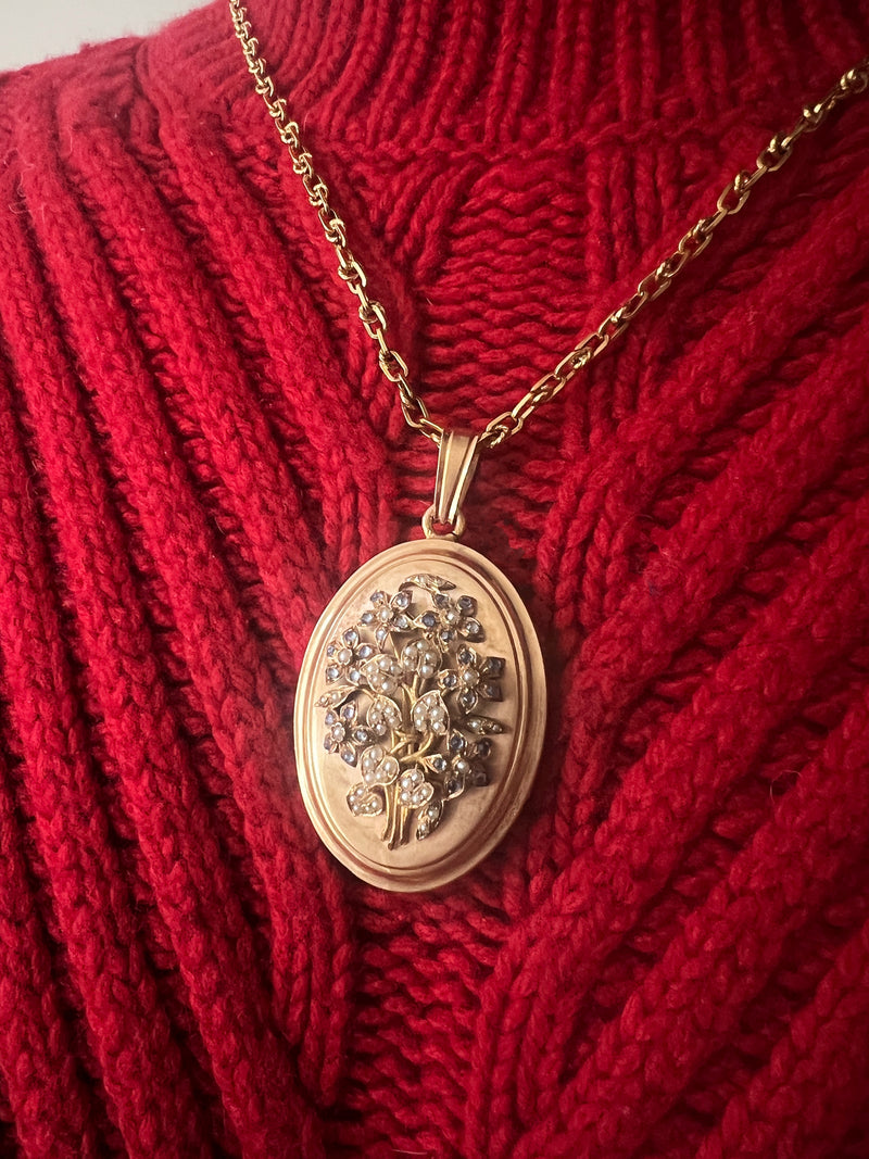 An Antique Edwardian Era Gold Locket – Fetheray