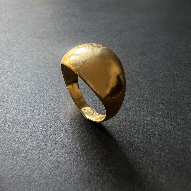 18k gold band ring