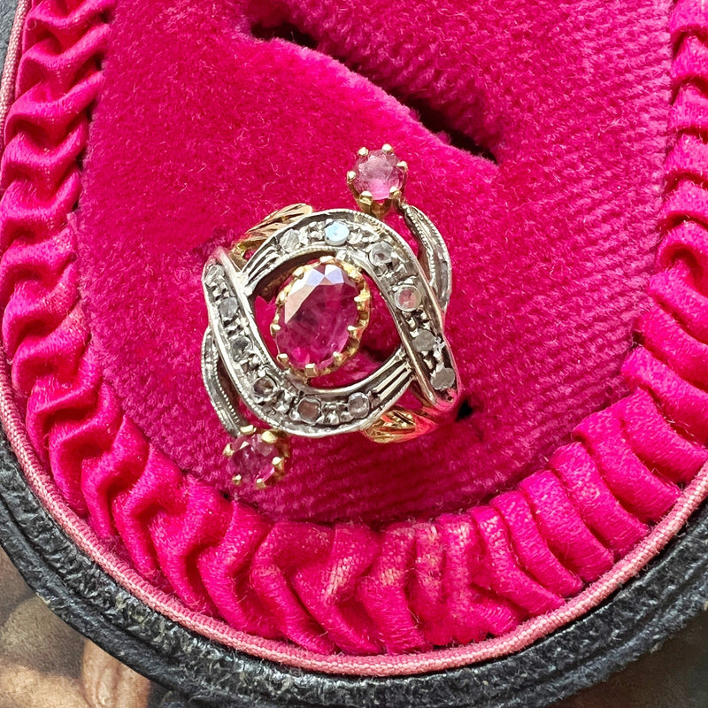 pink sapphire ring engagement