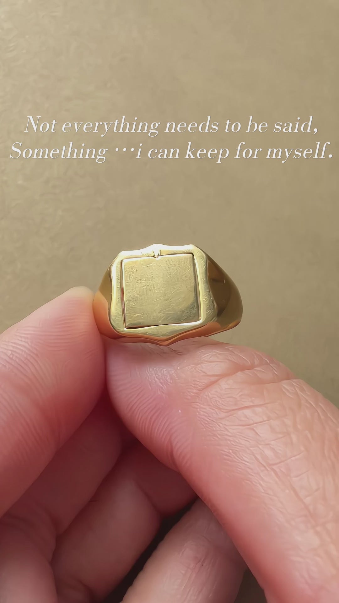 Antique 18K yellow gold enamel masonic pivot signet ring