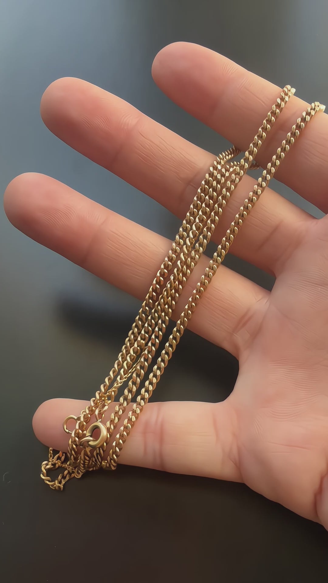 Antique French 14.6g 18K Gold yellow gold chain